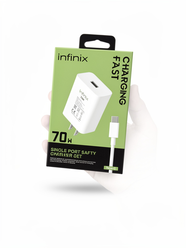 Infinix cargador 70W Type-C