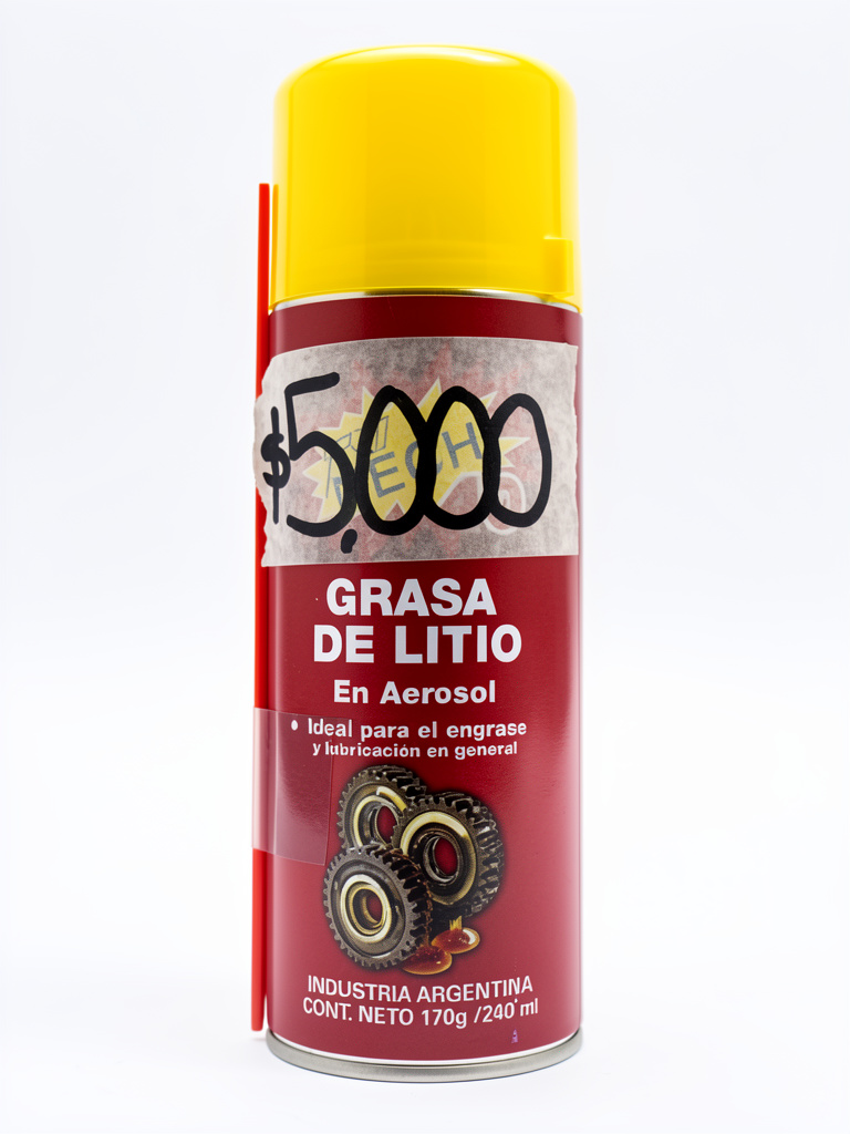 Aerosol en grasa litio