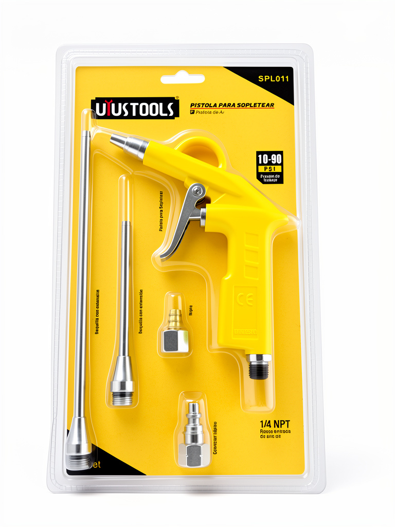 Pistola para sopletear compresor uyustools