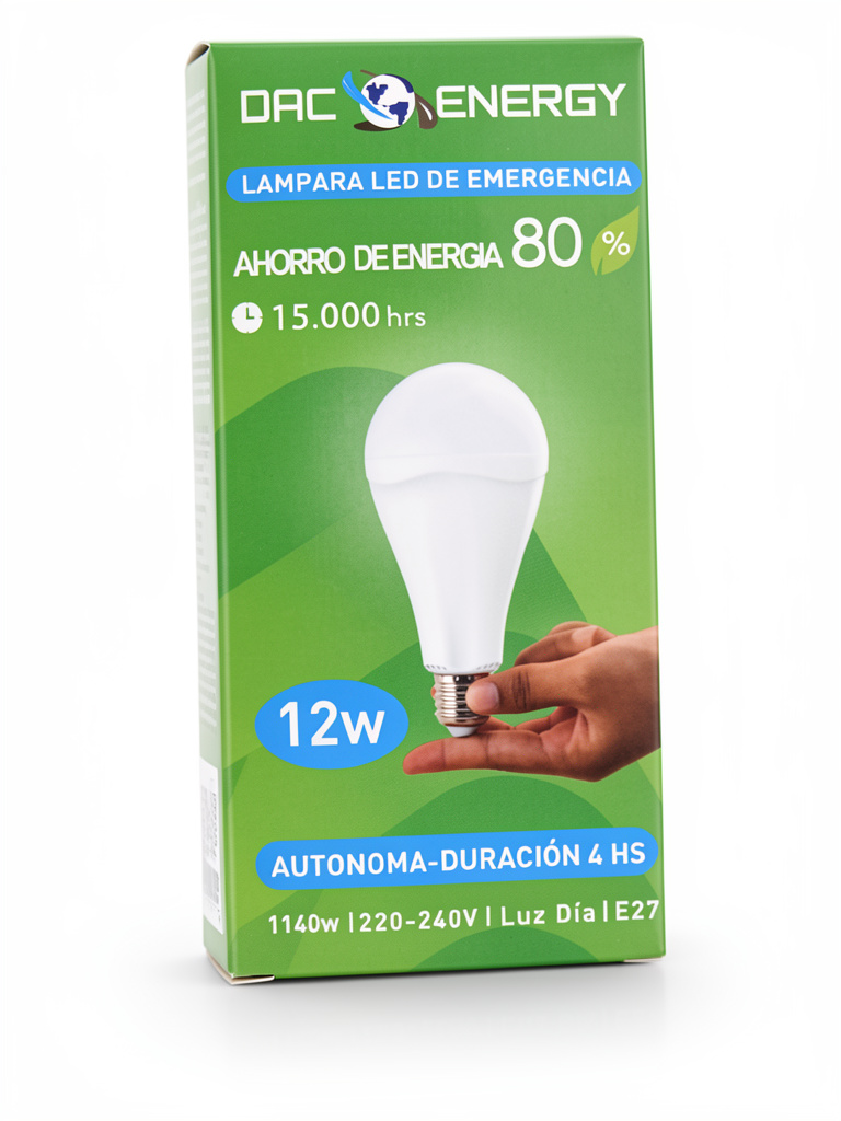 Foco led de emergencia 12w