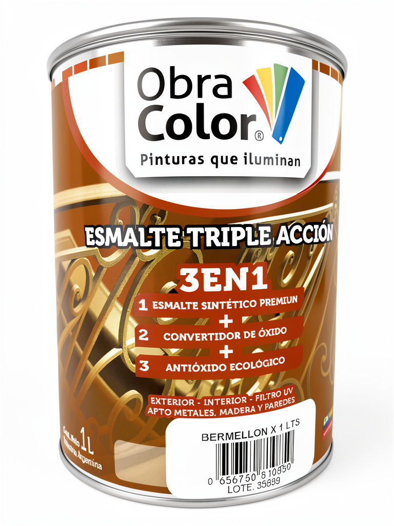 SINTETICO 3 EN 1 BERMELLON X 4LTS