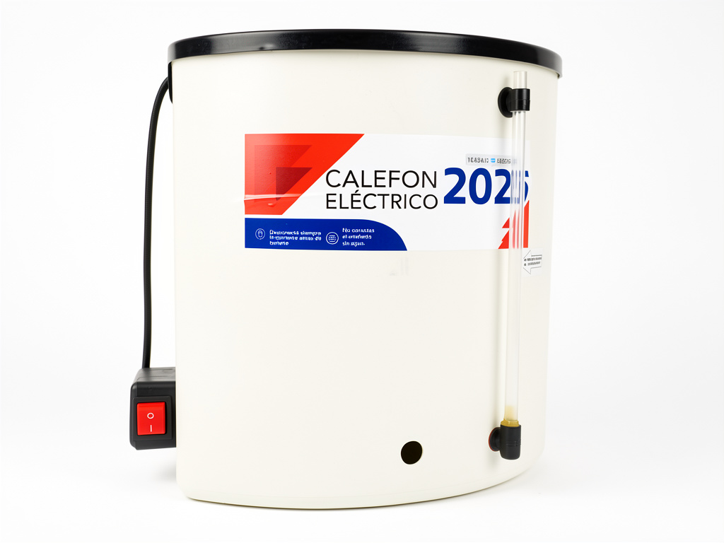Calefon elec pvc c/llave