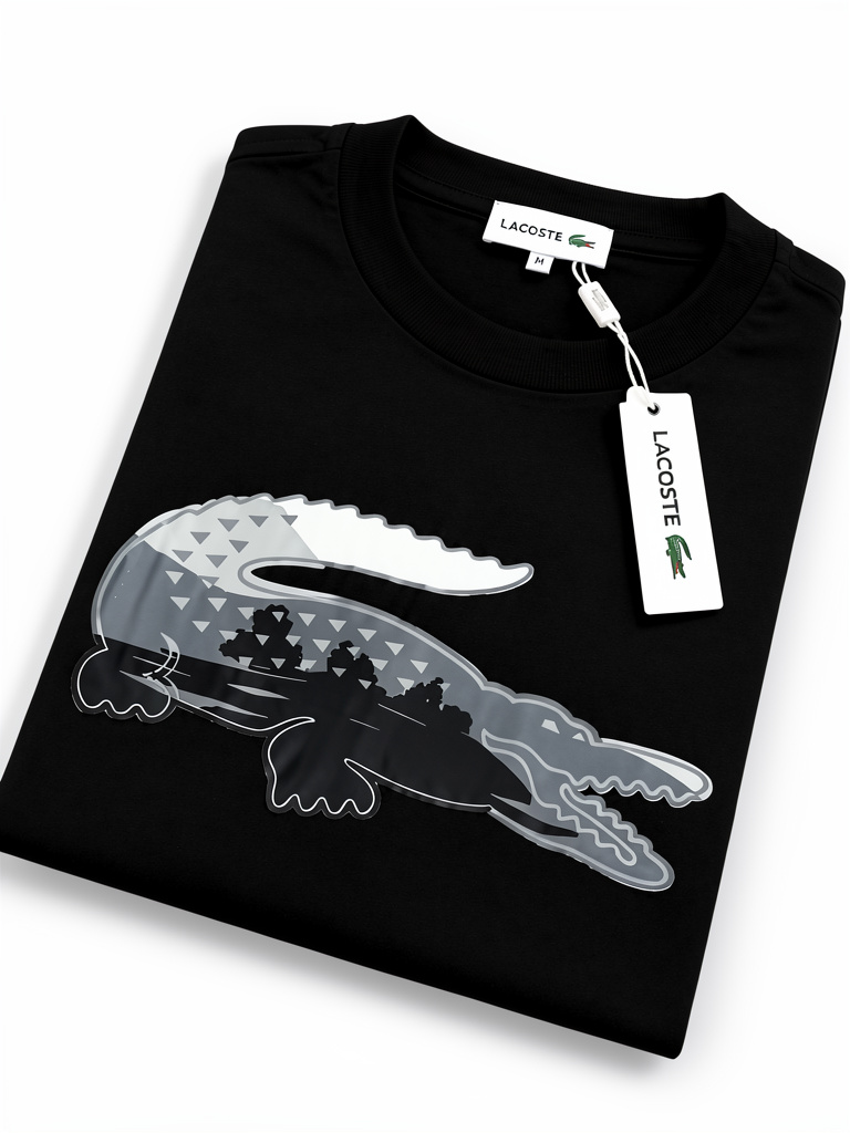 Camiseta Lacoste negra