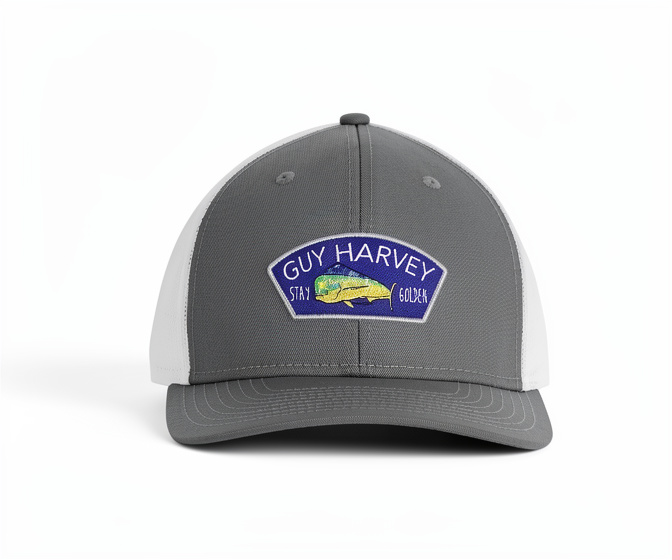 Guy Harvey Sombrero de camionero para hombre, Sleet/Mahi