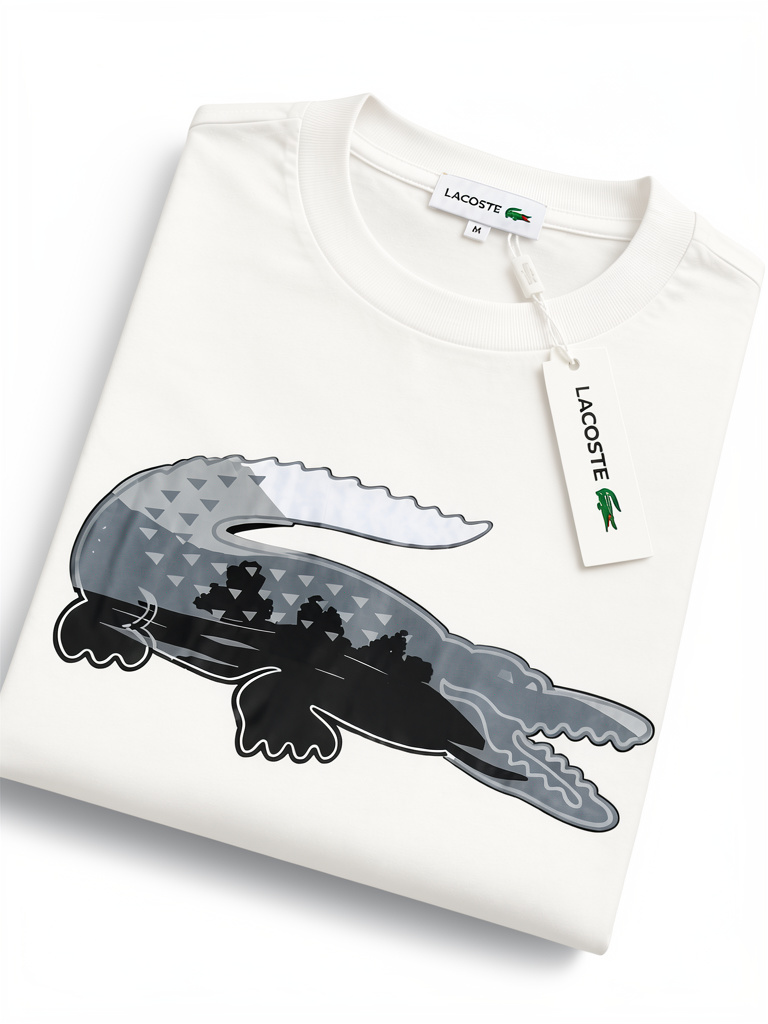 Camiseta Lacoste blanca