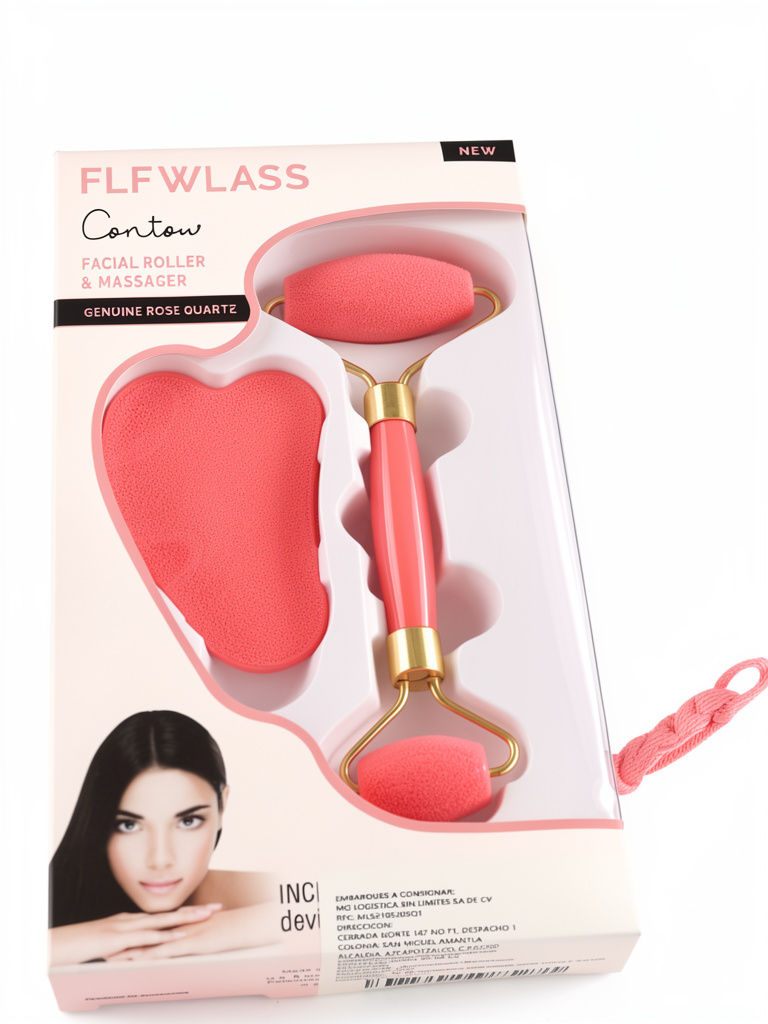 Rodillo Facial Rosado