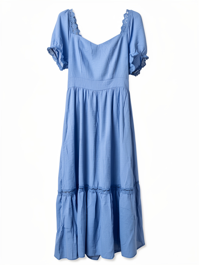 Vestido azul de tirantes