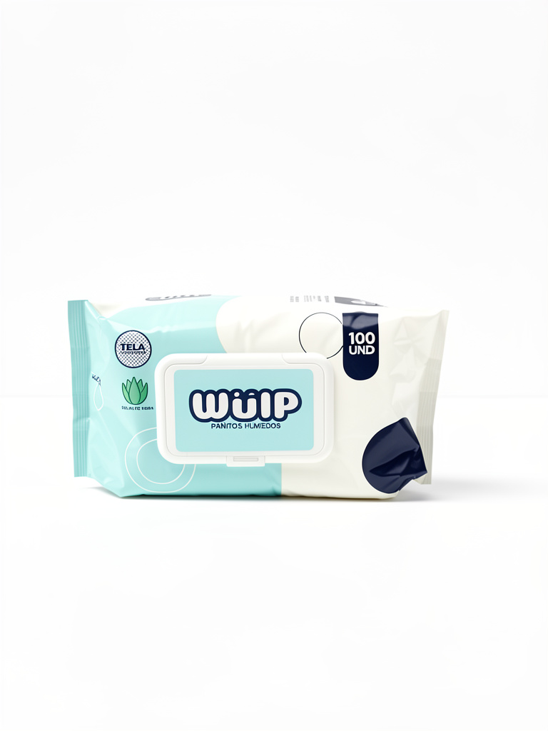 WIMP pañitos humedos aloe vera 100 und