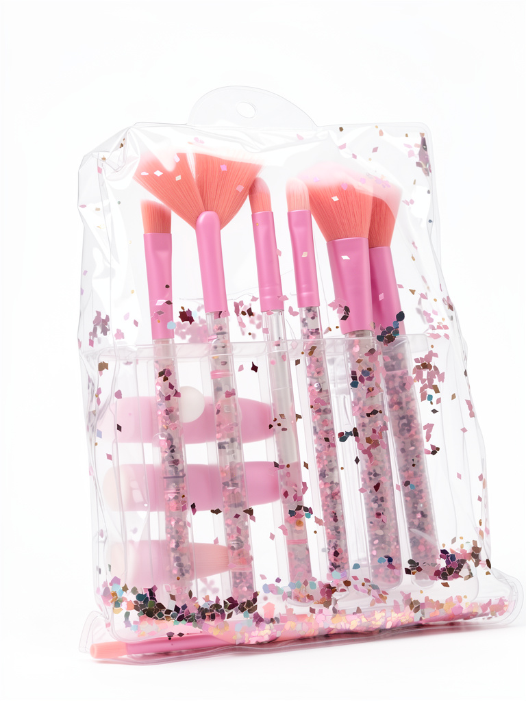 Set de brochas rosadas