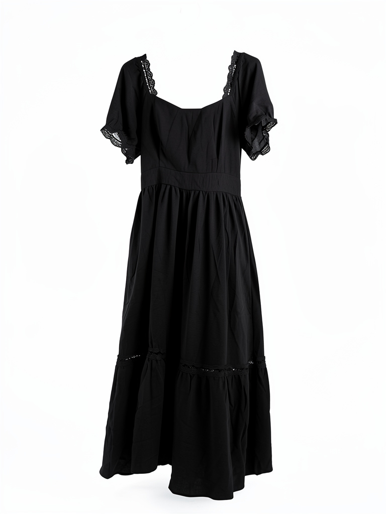 Vestido negro largo