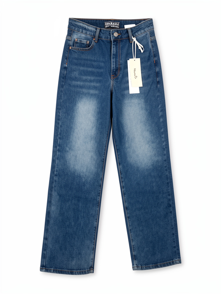 Jeans azules rectos