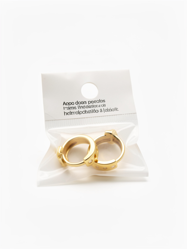 Aros dorados pequeños