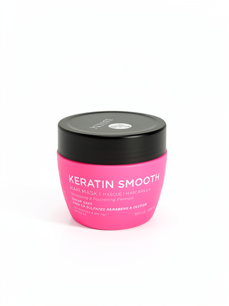 Keratin Smooth mascarilla rosada