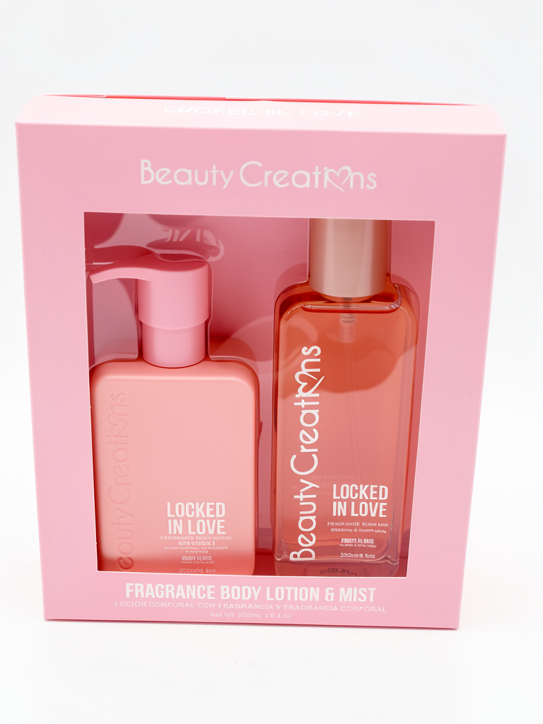 Beauty perfume rosa set