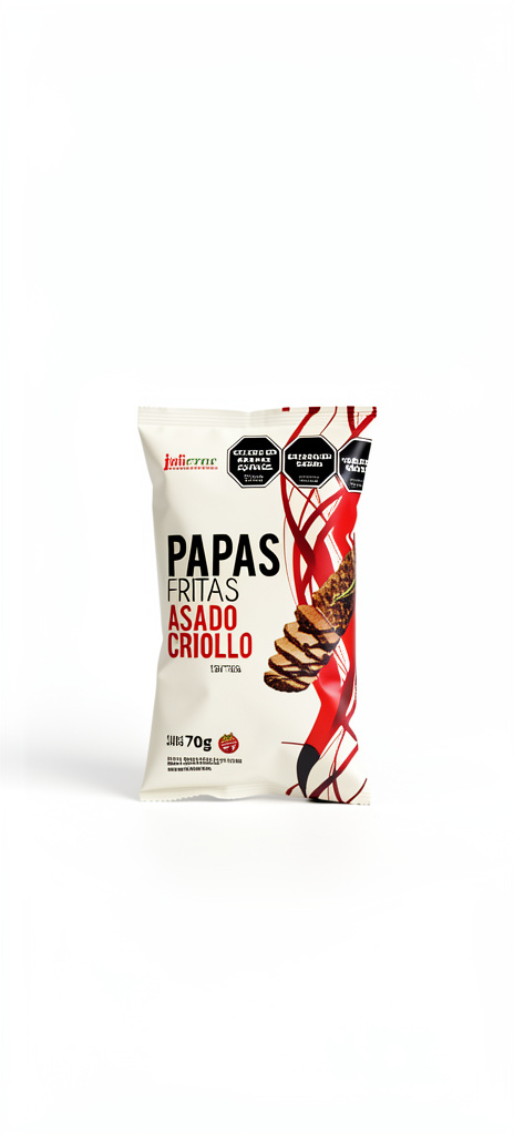 PAPAS FRITAS ASADO CRIOLLO (JULI CROC) 70 GRS. - S