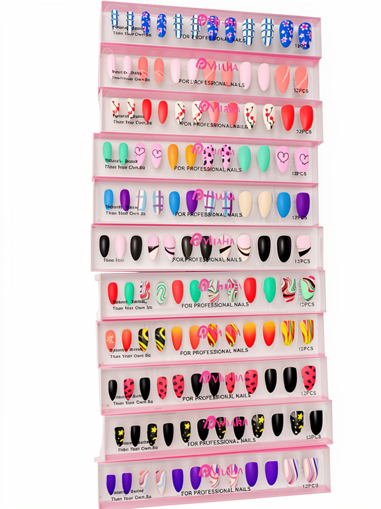Uñas postizas almendra
