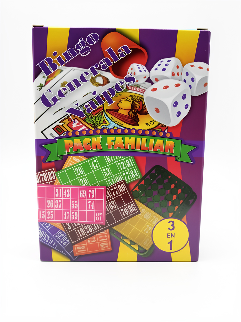 Bingo Generala pack familiar 3 en 1