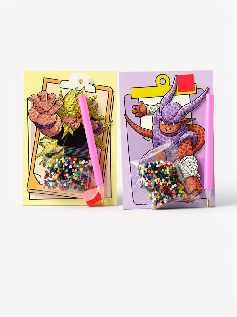 Cuadritos diamons Dragón ball Z