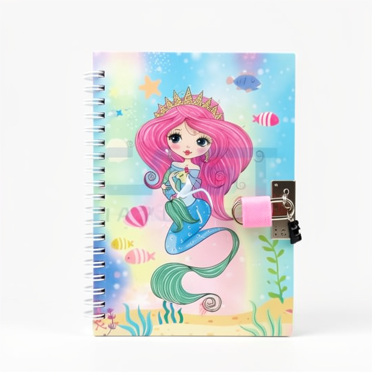 AGENDA CON LLAVE SIRENA