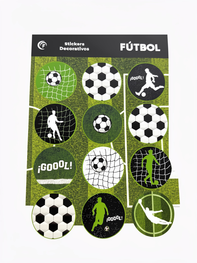 STICKERS AUTOADHESIVOS FUTBOL X24