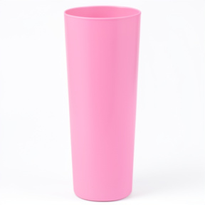 VASO TRAGO LARGO ROSA X10