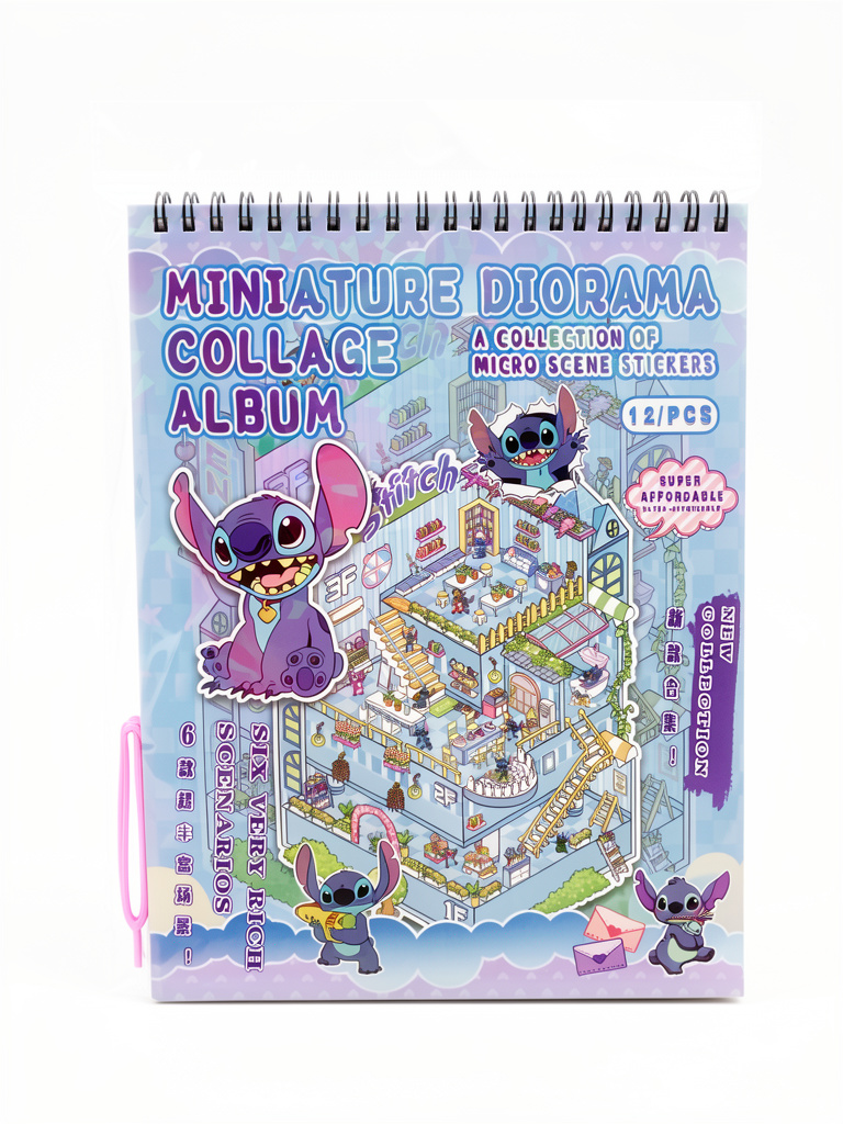 CUADERNO PARA ARMAR CON STIKERS