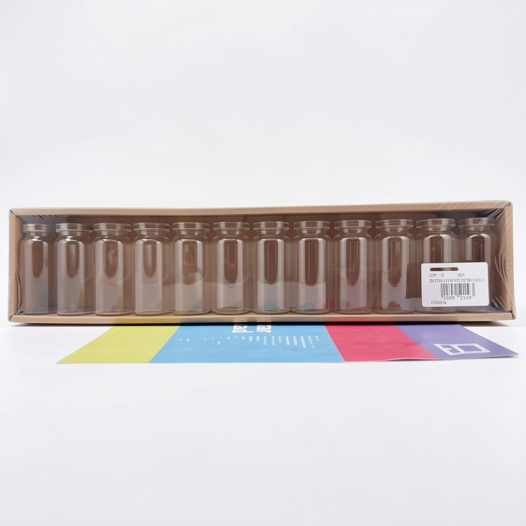 BOTELLITAS DE VIDRIO 22*50 X12