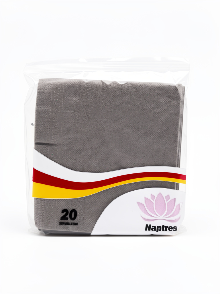 SERVILLETA GRIS X20