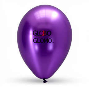 GLOBO CROMO 12´´ VIOLETA X10
