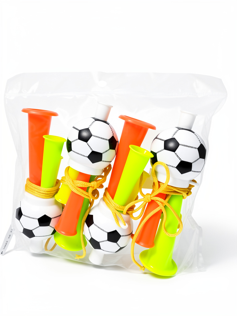 CORNETA PELOTA FLUO X4