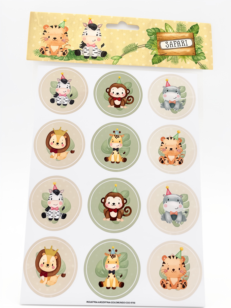 STICKERS AUTOADHESIVOS SAFRI X10
