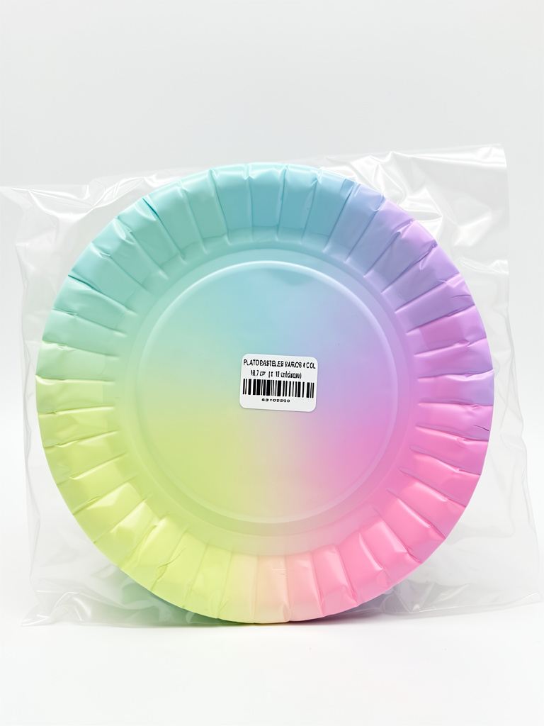 PLATO PASTEL MULTICOLOR X10