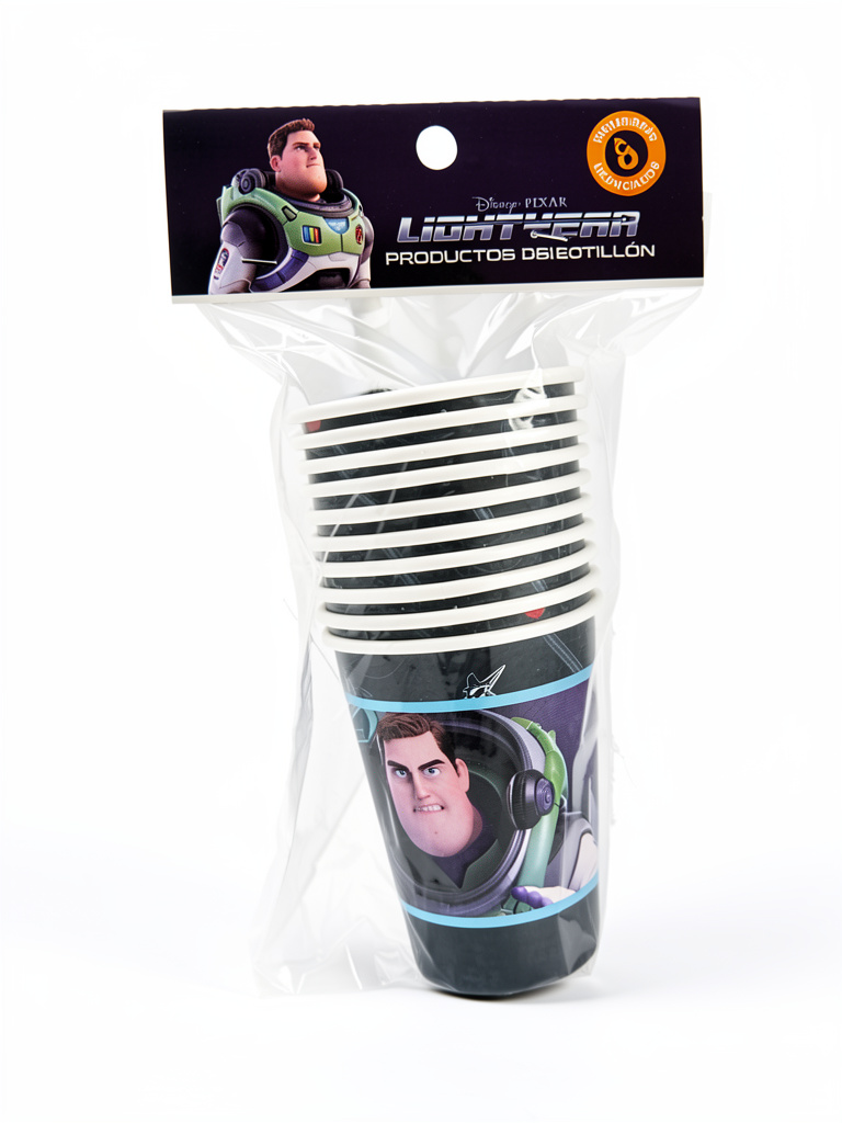 VASO POLIPAPEL BUZZ X10