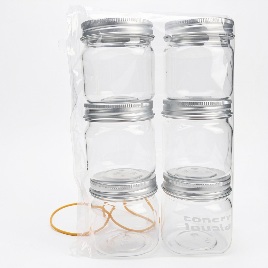 FRASCOS DE PLASTICO X 6