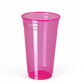 VASO NEON ROSA 300ML X 25