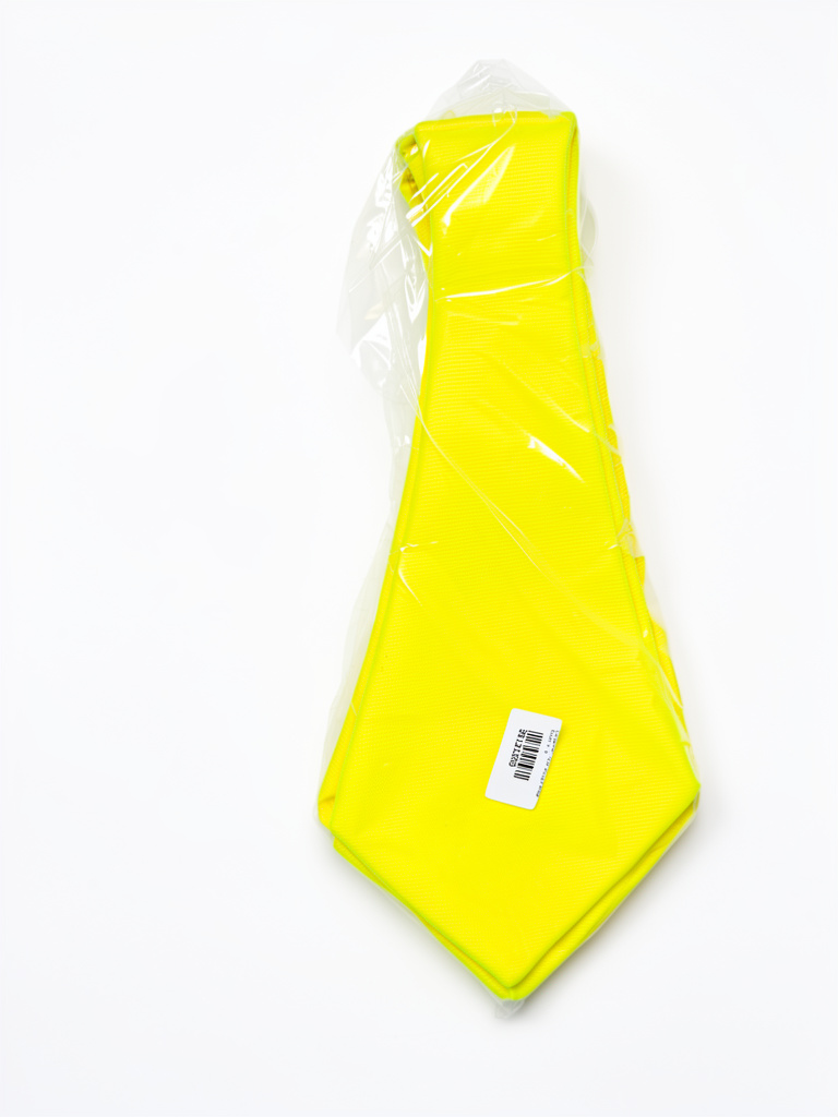 CORBATA FLUO AMARILLO X5