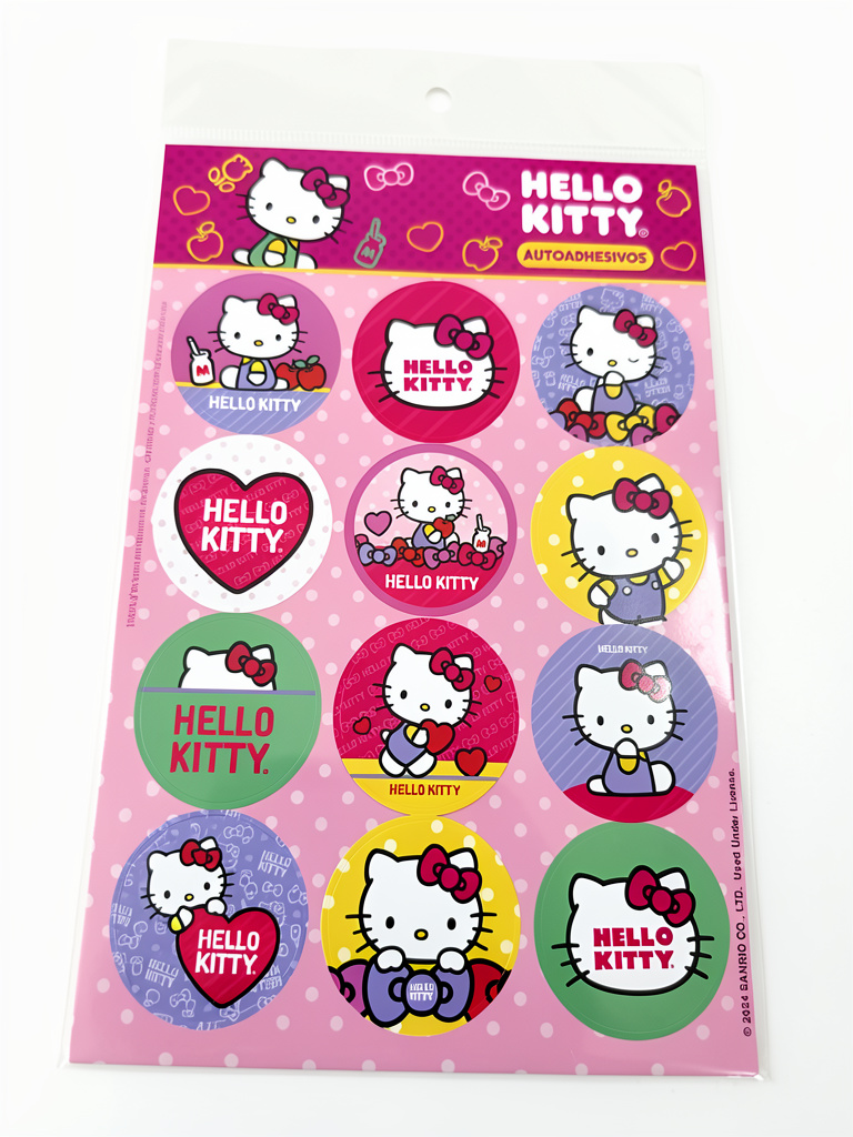 STICKERS AUTOADHESIVOS KITTY X24