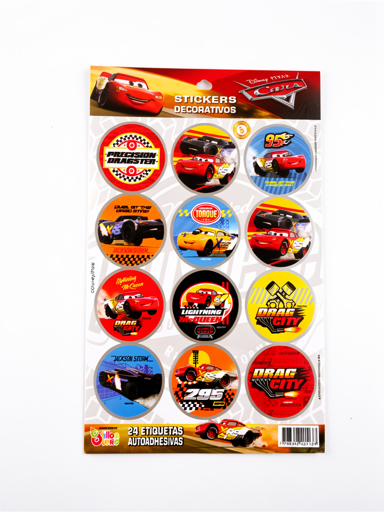STICKERS AUTOADHESIVOS CARS X24