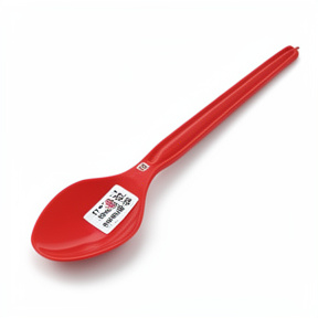 CUCHARA PLASTICA ROJA X20