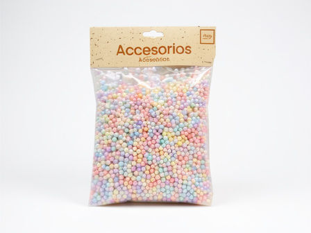 PELOTITAS DE INSOPOR MULTICOLOR