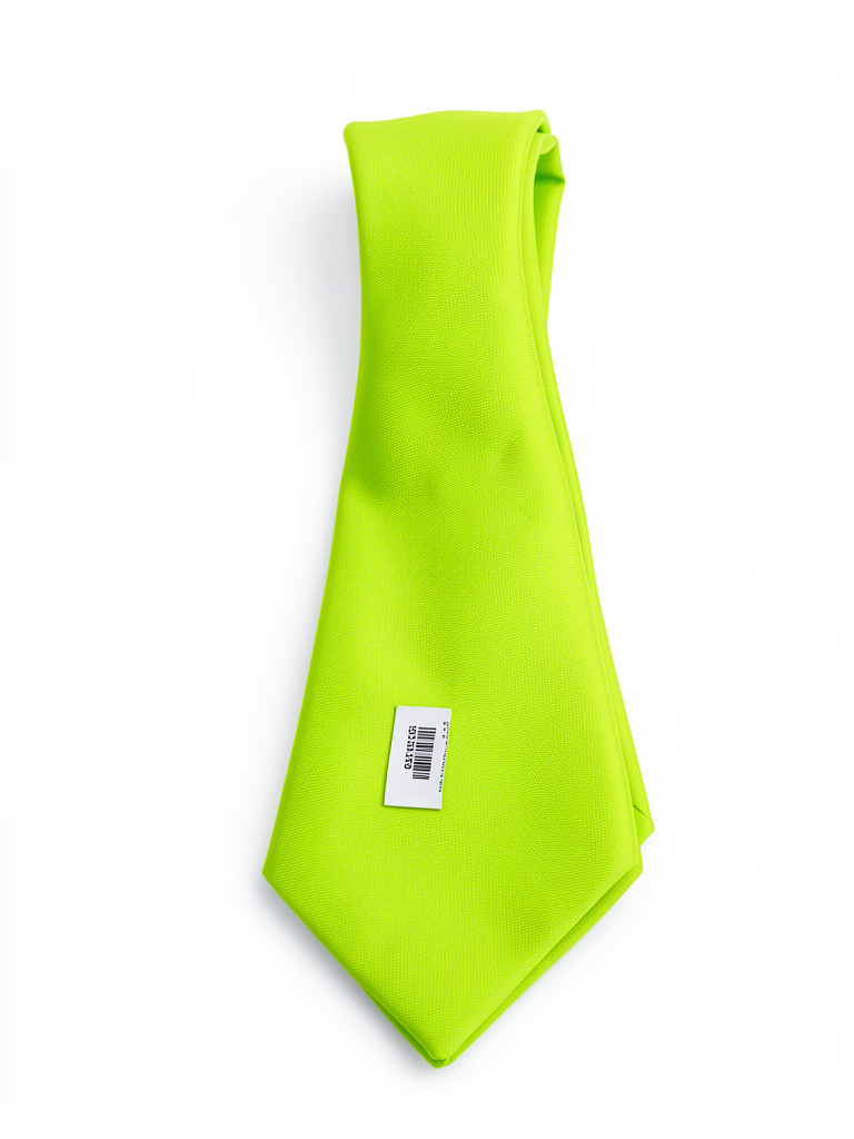 CORBATA FLUO VERDE