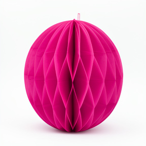 ADORNO REDONDO 25CM FUCSIA