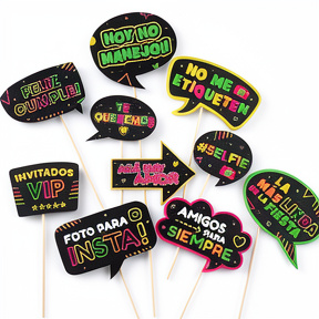 PHOTO PROPS FLUO X10