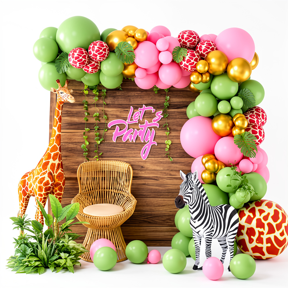 SET DE GLOBOS SAFARI X80