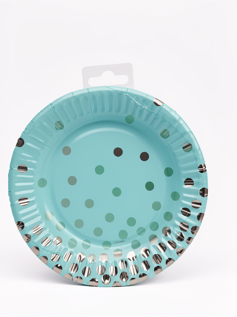 PLATO POLIPAPEL CELESTE LUNARES X6