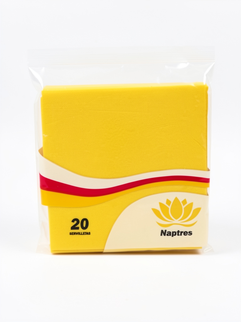 SERVILLETA AMARILLO X20