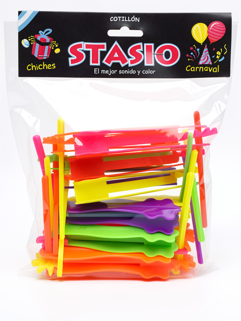 MATRACA DIVERTIDA FLUO X12
