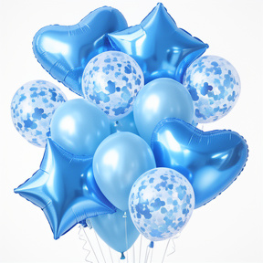SET GLOBOS METALIZADOS  Y LATEX X14