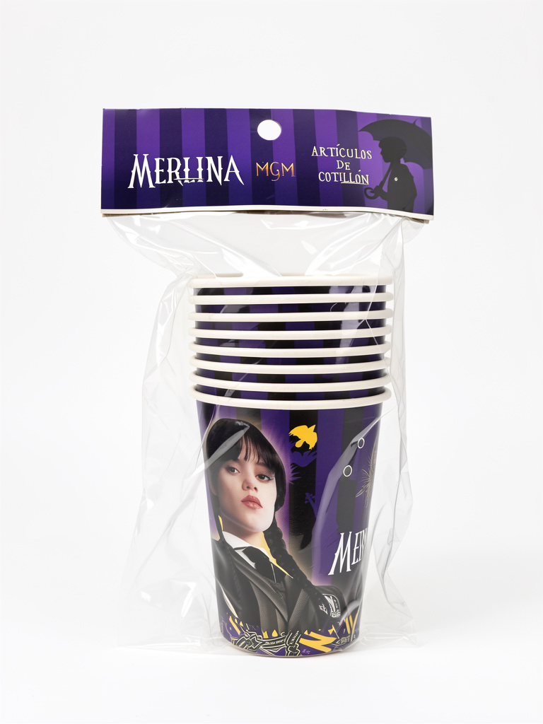 VASO POLIPAPEL MERLINA X8