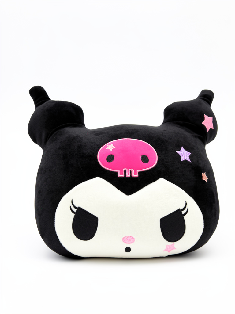 Almohada Kuromi con manta (grande )